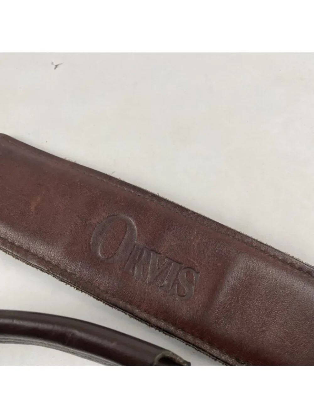 Vintage Orvis Battenkill Canvas Leather Briefcase Messenger Bag Shoulder Strap